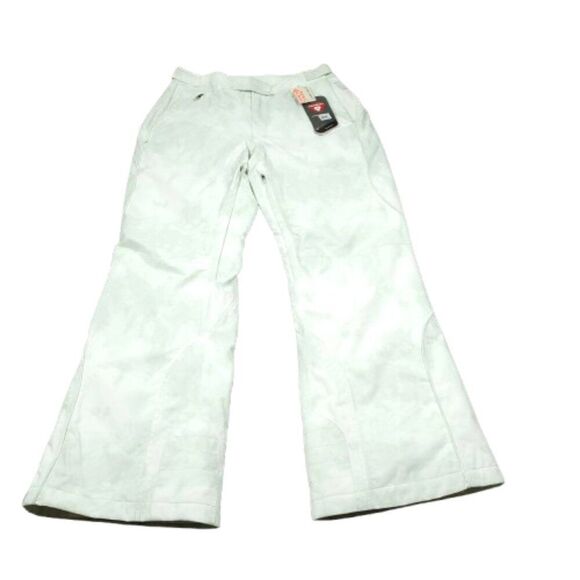 Free People Movement Bunny Slope Printed Ski Pants Medium Mountain Mist Green - Picture 2 of 13